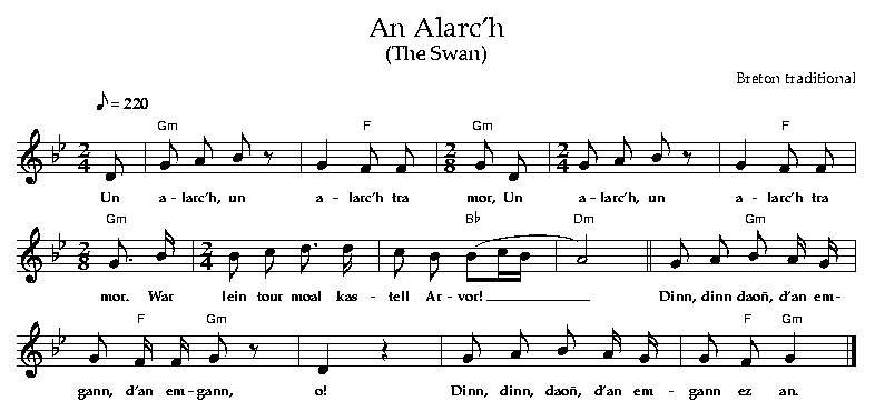 An Alarc'h, Breton traditional