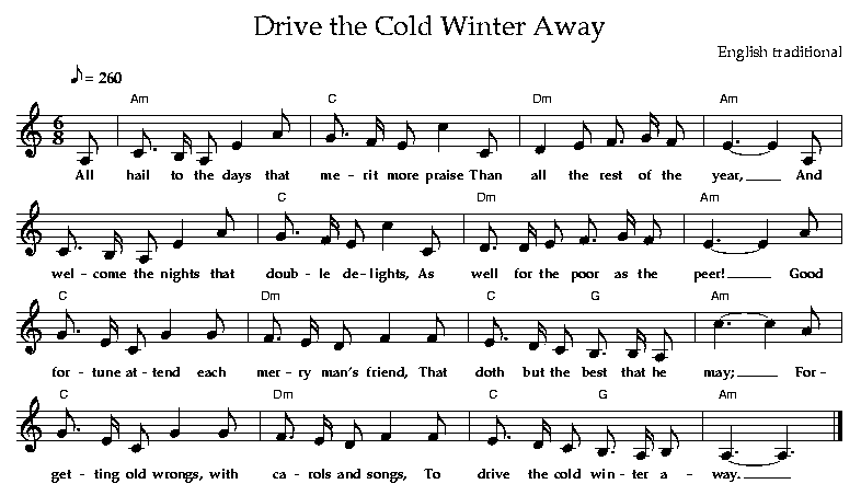 Drive the Cold Winter Away