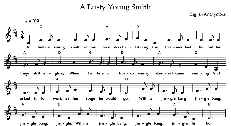 A Lusty Young Smith, English anonymous